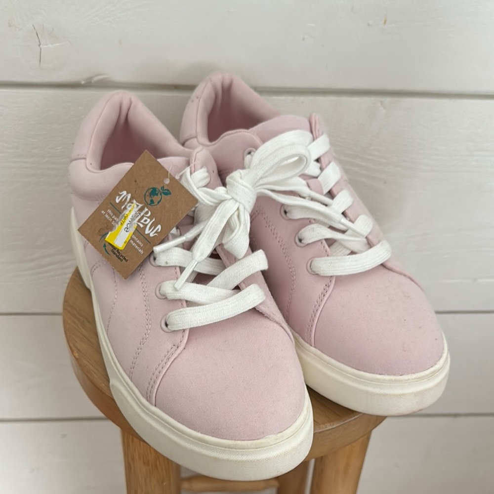 Mad Love Pink and White Women's Sneakers